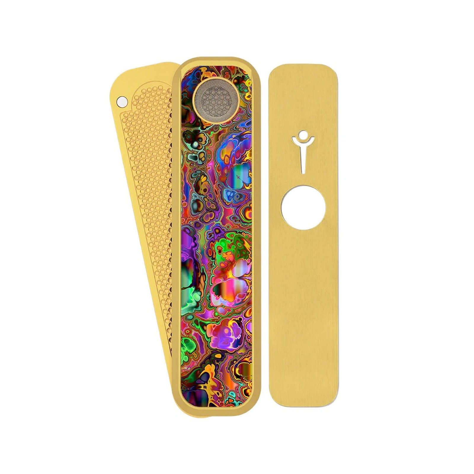 Genius Pipe Psychedelic Gold Edition Portable Hand Pipe