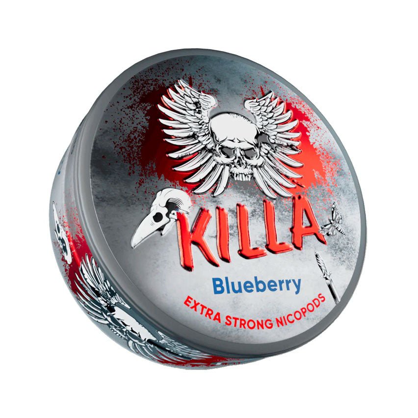 Killa Blueberry Extra Strong Slim Nicotine Pouches
