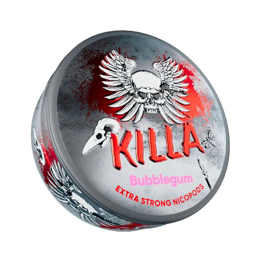 Killa Bubblegum Extra Strong Slim Nicotine Pouches