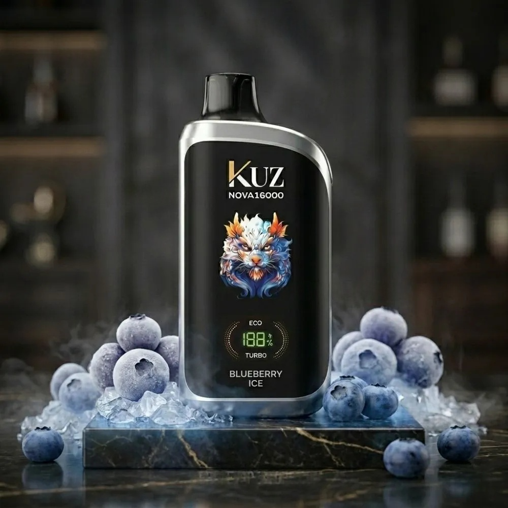 KUZ Nova 16000 Puffs Blueberry Ice