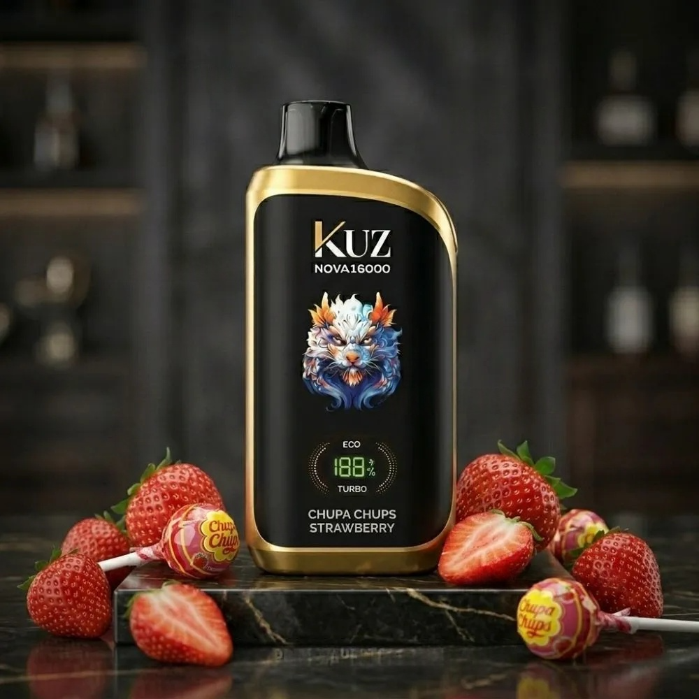 KUZ Nova 16000 Puffs Chupa Chups Strawberry