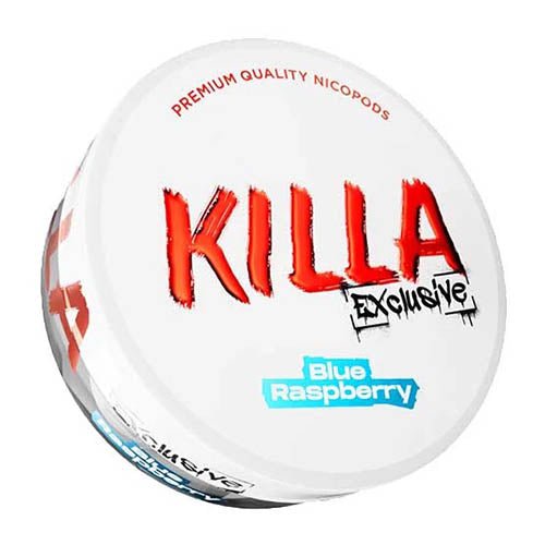 KILLA Blue Raspberry Slim Nicotine Pouches