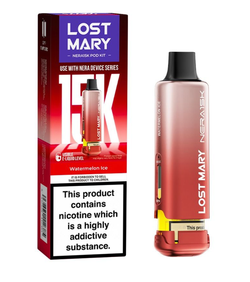 Lost Mary Nera 15K Fullview Replacement Pod and Refill Container