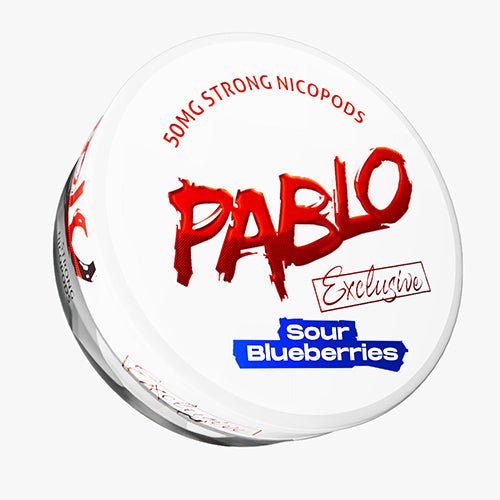 Pablo Sour Blueberries Extra Strong Nicotine Pouches