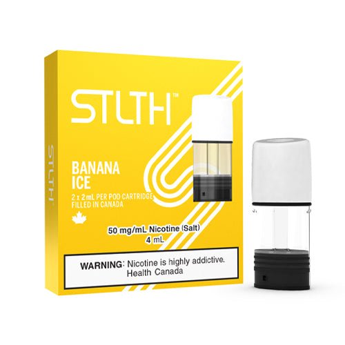 STLTH Banana Ice Salt Nicotine Vape Pods 2 Pack