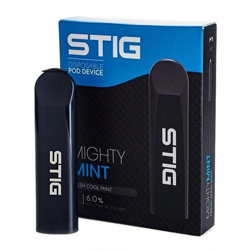STIG VGOD Mighty Mint Rechargeable Pod Vape Device 3 Pack